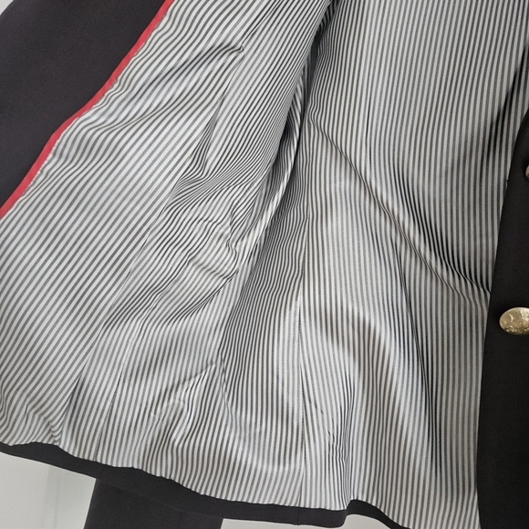 J. Crew Dark Brown Blazer with Gold Buttons Schoolboy Mercantile - Picture 5 of 7